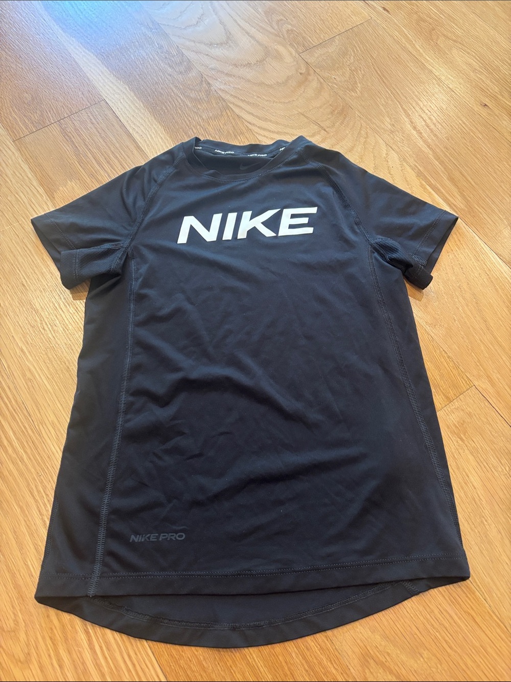 Boys’ Nike Pro Black Short Sleeve Tee